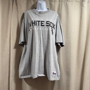VTG‎ Chicago White Sox Majestic MLB Baseball T-Shirt Gray Men's XL